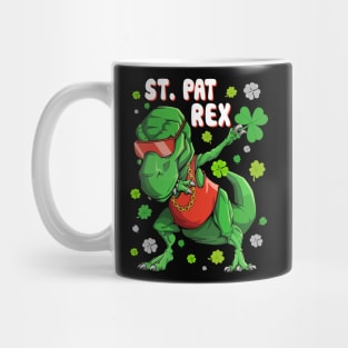 Dabbing Dinosaur Patrick's Day Mug